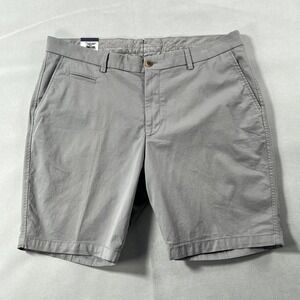 Ballin‎ Drummond Shorts Mens 38 Gray Cement 9" Inseam Stretch Chino Casual